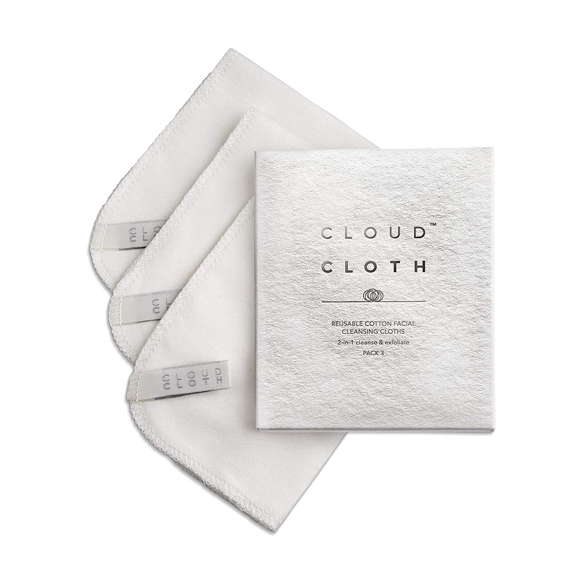 CloudCloth Reusable Facial Cloth Wipes