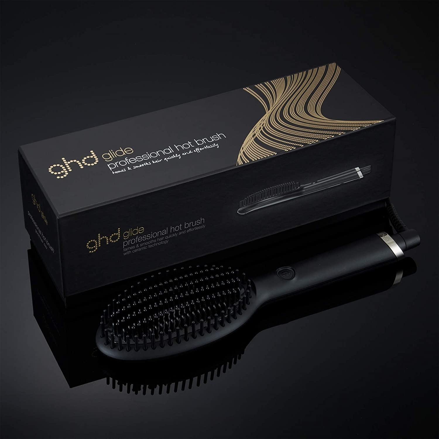 GHD Glide Professional Hot Brush in UAE. Dubai, Abu Dhabi, Sharjah, Ajman - THT- That Hair Tho