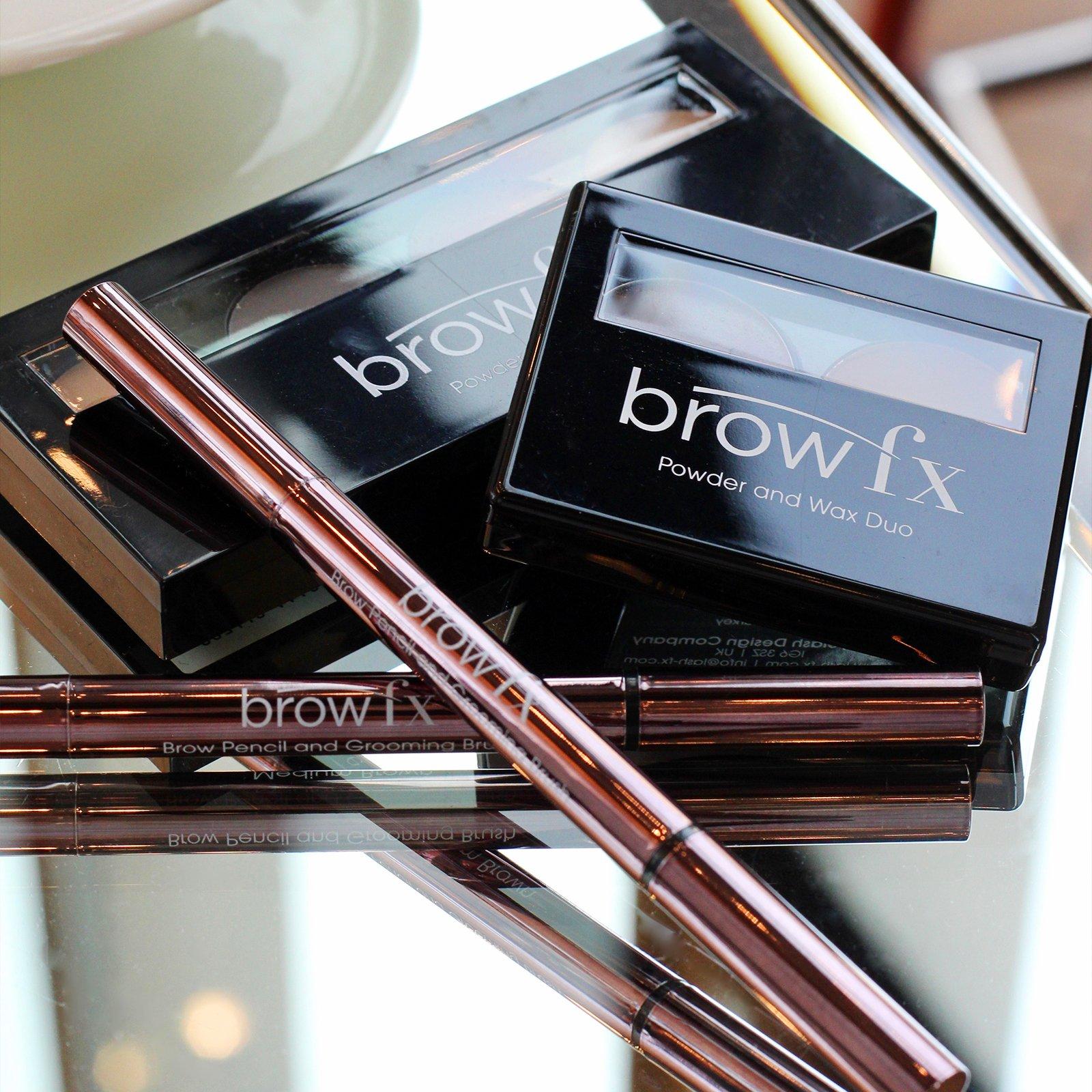 Hi Brow FX Pencil & Grooming Brush - Warm Dark Brown